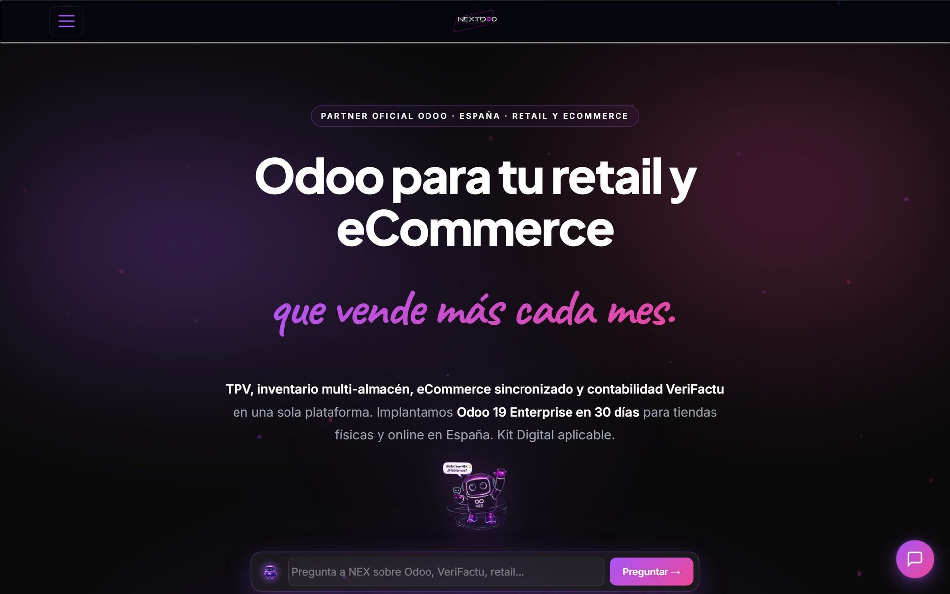 Captura de Nextdoo Cloud