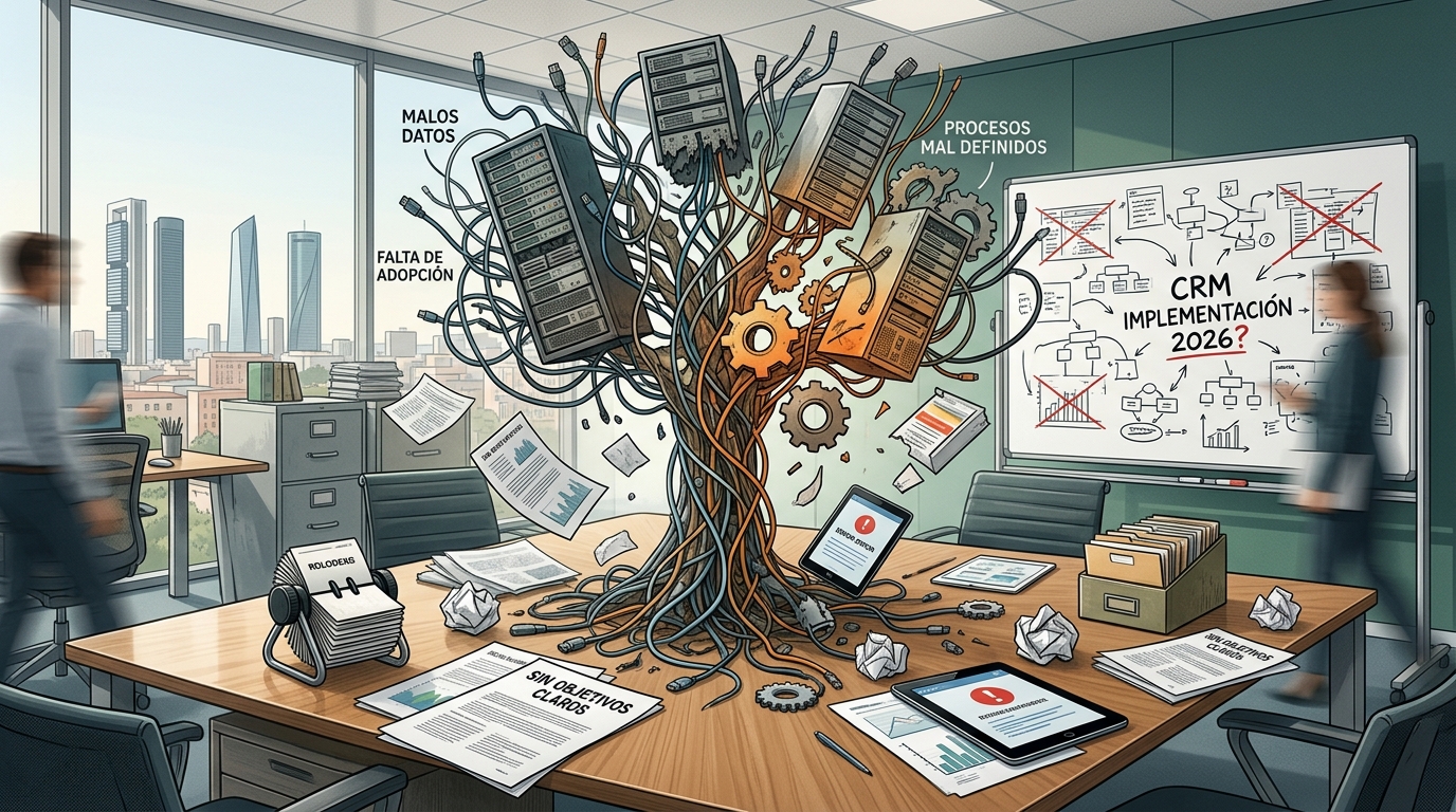 Les erreurs les plus courantes lors de l'implémentation d'un CRM dans une PME · Boomatik