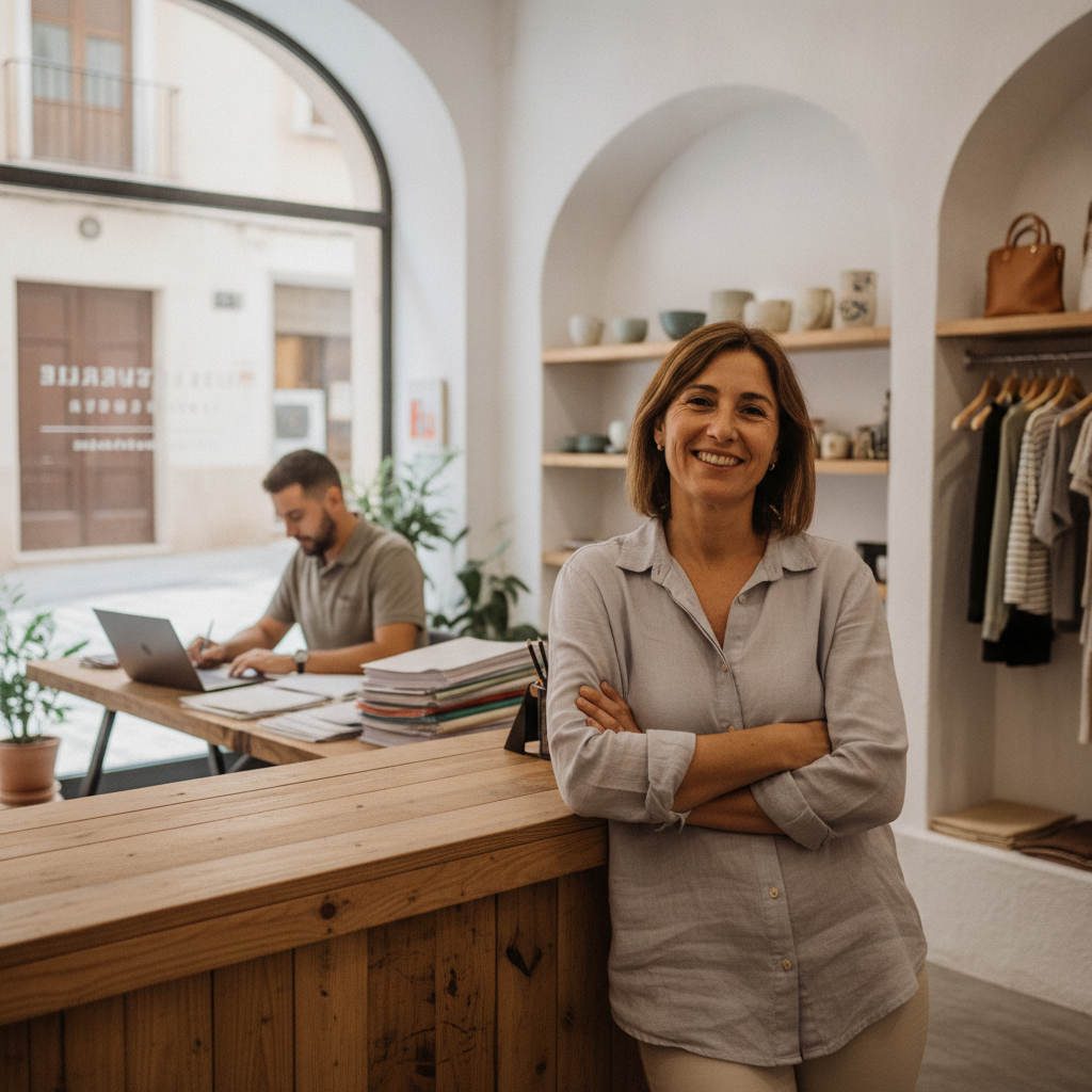 Dona de uma loja com mais tempo livre após automatizar o trabalho mecânico do negócio com inteligência artificial