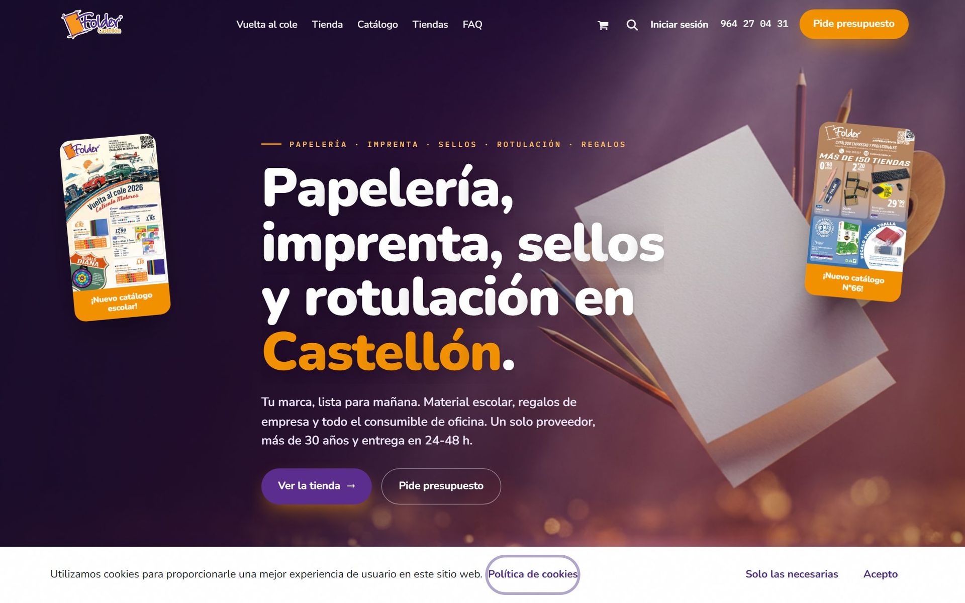 Captura de Folder Castellón