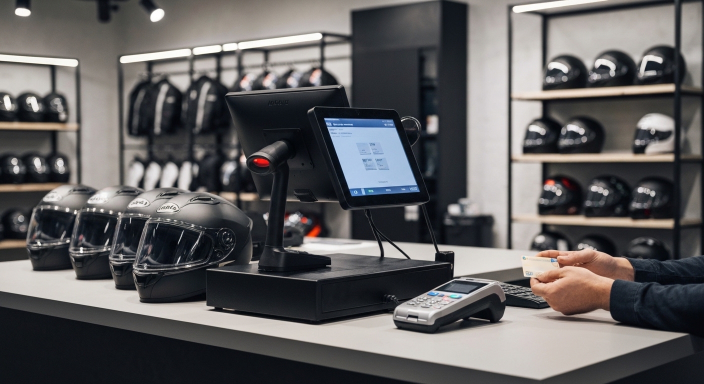 TPV punto de venta tienda motos